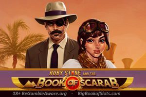 Ruby Stone and the Book of Scarab video slot review