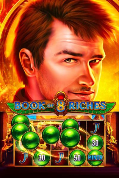 Book of 8 Riches video slot by Ruby Play