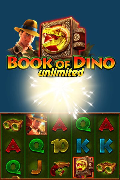 Book of Dino unlimited video slot by Swintt