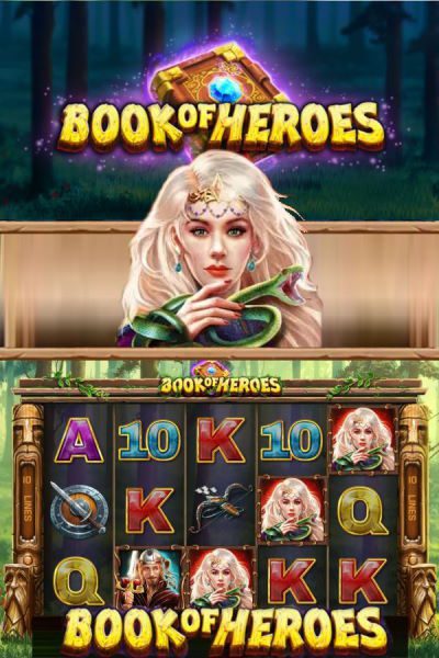 Book of Heroes video slot by Golden Rock Studio