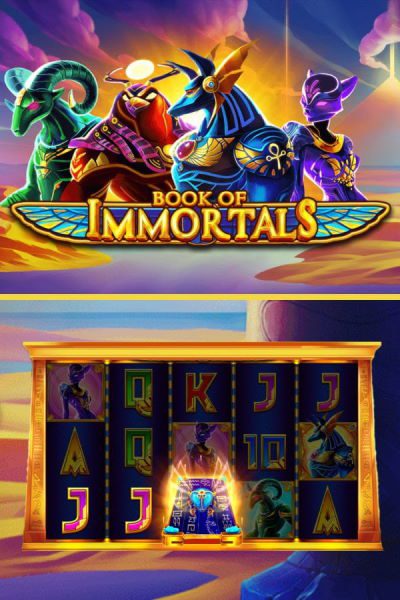 Book of Immortals video slot by iSoftBet