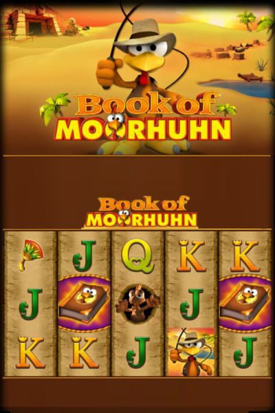 Book of Moorhuhn video slot by Gamomat