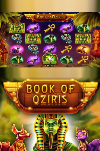 Book of Oziris video slot by Gameart