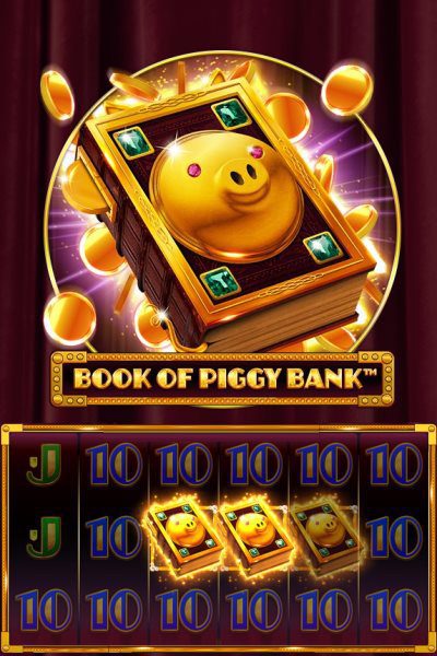 Book of Piggy Bank video slot by Spinomenal