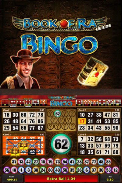 Book of Ra Bingo Deluxe video slot by Novomatic