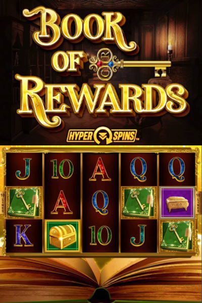 Book of Rewards video slot by Aurum Signature Studios