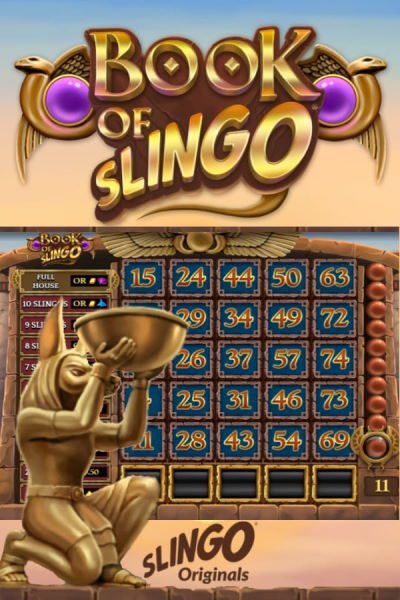 Book of Slingo video slot by Gaming Realms