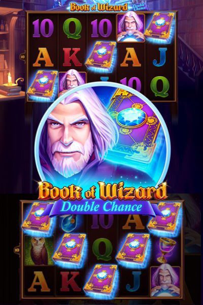 Book of Wizard Double chance video slot by Booongo