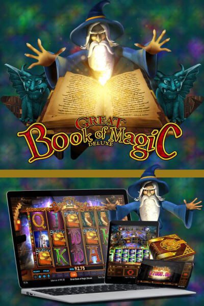 Great Book of Magic Deluxe video slot by Wazdan