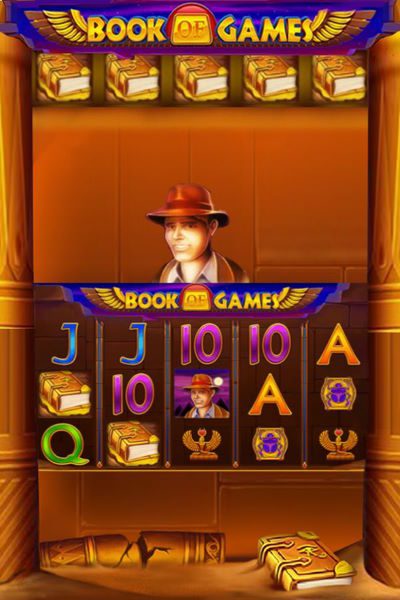 Book of Games video slot by Thunderspin