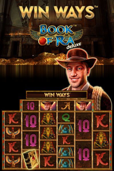 Win Ways Book of Ra Deluxe video slot by Novomatic