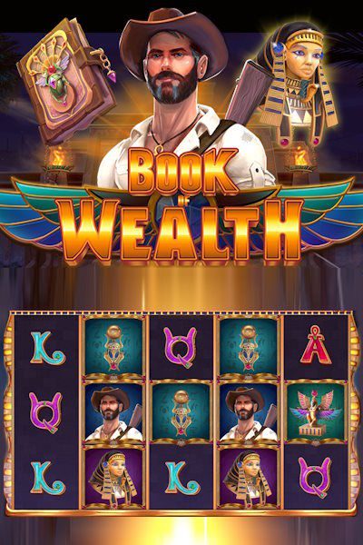 Book of Wealth video slot by Mancala Gaming