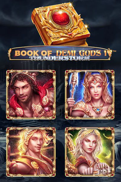Book of Demi Gods IV Thunderstorm video slot by Spinomenal