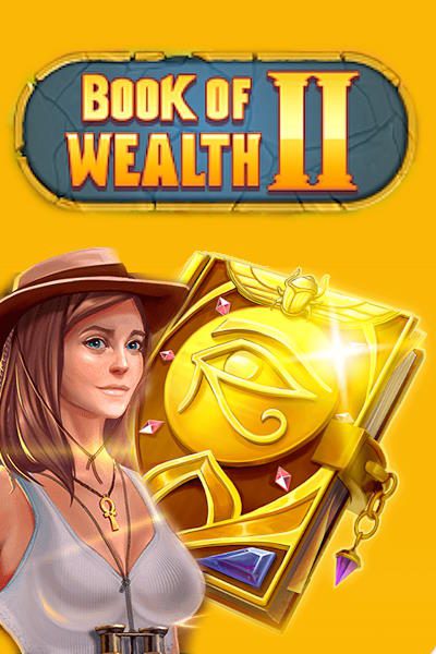 Book of Wealth II video slot by Mancala Gaming