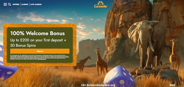 Casimba Casino Bonus Offer