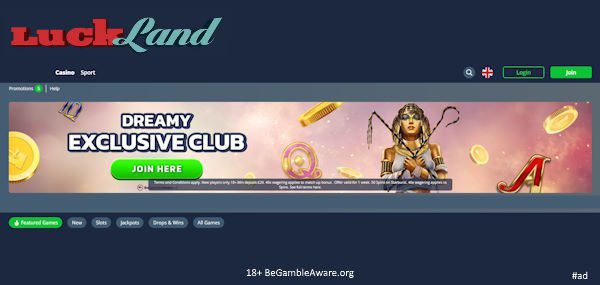 Luckland Bonus Offer